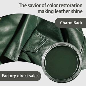 50ml di riparazione del colore di riparazione in pelle da restauratore graffi sbiaditi verde militare - Product Image 3
