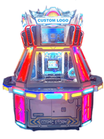 Machine de poussoir de pièce de monnaie à revenu élevé bon marché pour 1 joueur Machine de jeu de poussoir de quart de pièce de monnaie Trou de bonus