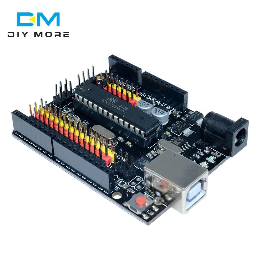 Kit de iniciación 37 Sensor + PLUS + Atmega328P + Nano escudo V3.0 para R3 además de la placa base