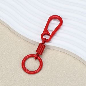 Colorful Spring Hook Keychain Carabiner Key Holder for Backpacks, Bags, Luggage, Outdoor Gear - Product Image 3