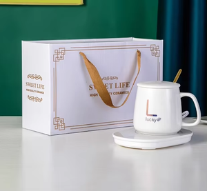 Ensemble <span class=keywords><strong>de</strong></span> tasses à café en céramique promotionnelles - Logo imprimé personnalisé - Vente en gros pour les cadeaux d'entreprise/des employés/des clients - Product Image 4