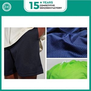Shorts de sport en polyester OEM de 5 pouces, shorts de gym vierges personnalisables par sublimation, shorts de basketball en mesh pour hommes - Product Image 3