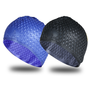 Bonnets <span class=keywords><strong>de</strong></span> <span class=keywords><strong>bain</strong></span> <span class=keywords><strong>en</strong></span> silicone imperméables personnalisés pour protéger les oreilles, parfaits pour les cheveux bouclés, courts, moyens et longs. - Product Image 6