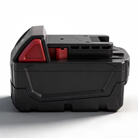 Batterie LiFePO4 personnalisée 18V 6Ah 18650 à semi-conducteurs avec indicateur LED pour outils électriques, perceuse électrique, tournevis, scie à onglet