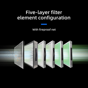 Fumego XL-500 450W forte aspirazione ad alta efficienza industria estrattore di fumi per il taglio al <span class=keywords><strong>Plasma</strong></span> macchina fumo e rimozione degli odori - Product Image 6