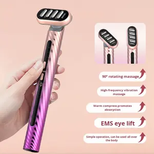 Dispositivo de belleza eléctrico multifuncional para el hogar, cabezal giratorio, luz colorida caliente, microcorriente, cuidado de los ojos, enchufe de EE. UU., eliminador de arrugas - Product Image 2