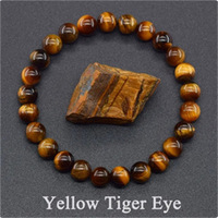 JD GEMS 6-8MM Naturstein Perlenarmbänder Großhandel Hochwertige Modische Kristall Beliebte Perlenarmbänder