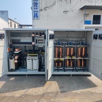 Estabilizador de regulador de voltaje de potencia de CA industrial trifásico AVR de 1500KVA /2000KVA para Generador/UPS, 1 unidad