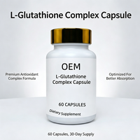 Capsules de L-Glutathion Complexe Marque Blanche OEM, 60 Comprimés, Complément Alimentaire