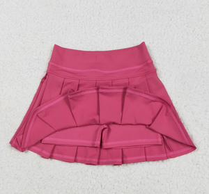 Conjunto de Ropa de Yoga para Niñas, Falda Pantalón Rosa con Cierre y Flores, Modelo GLD1418 - Product Image 3