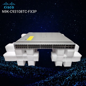 สำหรับ Cisco N9K-C93108TC-FX3P สวิตช์แกนกลาง Layer 3 แบบ 56 พอร์ต 25G SFP28 + 100G QSFP พร้อม SNMP รองรับการจัดส่งทั่วโลก - Product Image 1