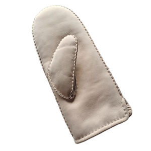 Gants en cuir véritable de haute qualité pour femmes mitaines mérinos souples pour un usage quotidien fourrure d'agneau cisaillement couture à la main pour les scènes en plein air - Product Image 4