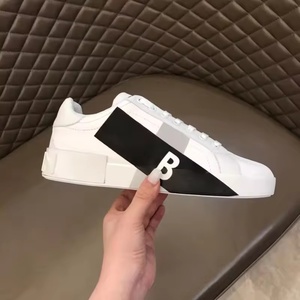 Zapatos Deportivos Casuales de Moda para Mujer, Zapatos Deportivos para Hombre, Zapatos Deportivos Negros de Cuero de Lujo de Diseñador - Product Image 5