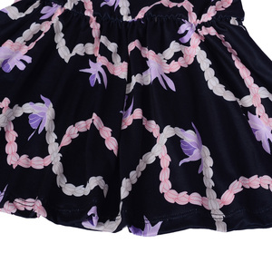 Vestidos de Otoño para Niñas Cd-5-1, Vestido Personalizado de Manga Corta para Bebés y Niñas Pequeñas, 95% Algodón, Venta al Por Mayor de Fábrica, Estampado para Niñas - Product Image 4