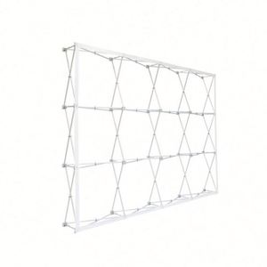 10ft*10ft Aluminum Pop-up Display Stand <b>Backdrop</b> Straight PoP-up for Travel Agency Education Insurance-Durable - Product Image 4