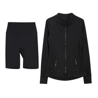   Conjunto Deportivo de Alta Calidad para Mujer, Chaqueta de Manga Larga Suave y Cómoda para Gimnasio, Entrenamiento, Fitness, Yoga