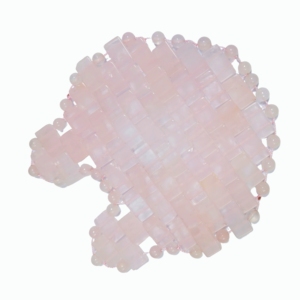 Cute Rose Quartz Bunny Coaster Natural Pink Stone <b>Cup</b> Holder Mat with Animal Shape, Ideal <b>Easter</b> Gift & Home Ornament - Product Image 6
