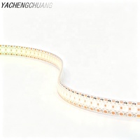 Bande LED flexible 12V 12mm en cuivre WS2812B avec circuit intégré 5050 RGB, adressable individuellement, pour la décoration de la maison intelligente et des meubles