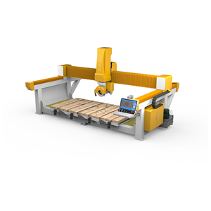 منشار جسري صناعي متعدد الوظائف للسيراميك، آلة قطع جسرية خماسية المحاور للجرانيت والرخام وحجر الكوارتز - Product Image 1