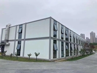 Maison préfabriquée modulaire à dimensions personnalisées, conteneur plat, maison portable, mini-maison de bureau préfabriquée