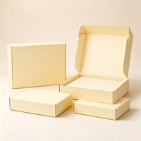 Boîte pliante en carton ondulé multicolore avec logo personnalisé et gaufrage pour emballage cadeau de sérum et cosmétiques