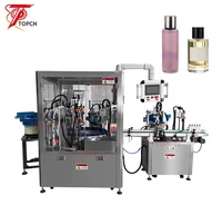 Équipement de production entièrement automatique pour le remplissage et le capsulage d'huiles parfumées en verre – Machine de remplissage, sertissage et pressage de parfums