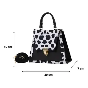 Sac à bandoulière vintage en cuir véritable Fana pour femme, modèle Biuna, avec une seule poignée, doublure en cuir véritable, utilisable été comme hiver - Product Image 3