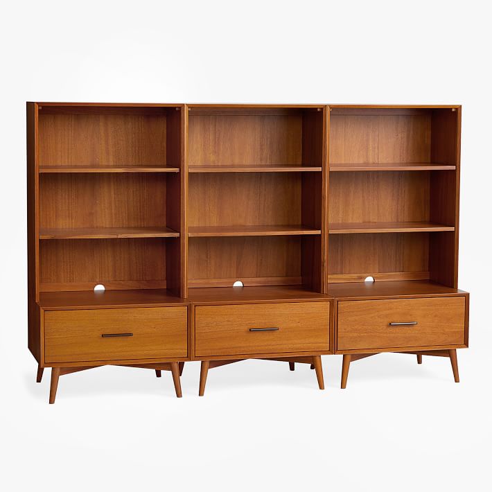 Simple Kids Furniture Multi-layer Small Solid Wood Bookshelf Storage Cabinet Children shelf