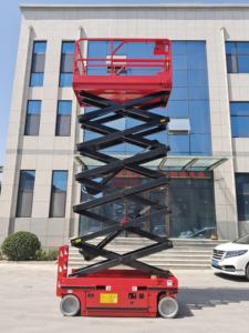 Piattaforma di Lavoro Elevabile 6m 8m 10m 12m 14m 16m, Sollevatore a Forbice Mobile Semovente, Piattaforma di Sollevamento Idraulica Elettrica - Product Image 2