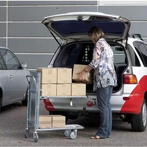 มือผลักดันรถเข็นแพลตฟอร์มคู่สากลรถเข็นสินค้ารถเข็นคลังสินค้ารถเข็นผู้ผลิต - Product Image 6