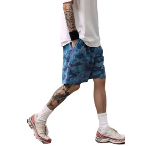 Wholesale Summer New High Quality 100% Cotton Camouflage Fabric Baggy Cargo <b>Short</b> Pants Men's Casual <b>Camo</b> <b>Shorts</b> - Product Image 3
