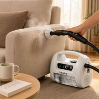 Nettoyeur vapeur pour canapé, matelas et voiture avec tuyau, 3,5 bars, vapeur sèche PWM, nettoyeur vapeur instantané à vapeur profonde, sûr, CE RoHS FCC