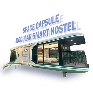 Фабричный изготовленный на заказ капсульный дом с 2 спальнями 2024 модульное и интегрированное производство Китай зажимной дом ЭКО-капсулы