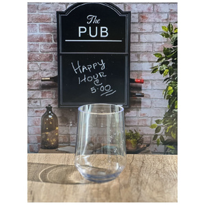 Copa de vino de plástico DB Tritan de 17 oz, libre de BPA, irrompible, para vino tinto y blanco - Product Image 4