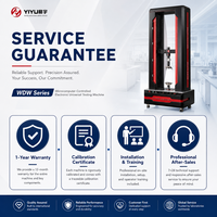 Machine d'essai de traction informatisée YIYU, norme ASTM CE, 220V, garantie 1 an, haute précision classe 0.5, matériau en acier épais