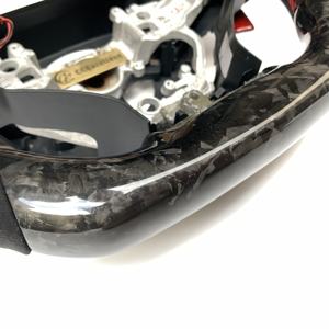 CCExcellent Volant en fibre de carbone personnalisé avec LED pour Lexus IS RCF 2014 + avec cuir Alcantara et palettes de changement de vitesse - Product Image 5