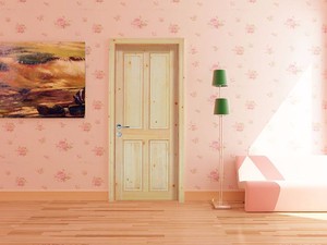 الطراز القديم 4 panel <span class=keywords><strong>knotty</strong></span> الصنوبر الخشب عادي باب مخزن خزانة - Product Image 2