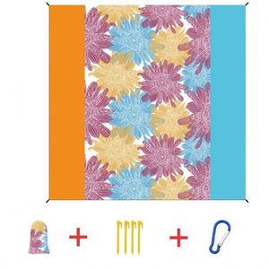 Wholesale Oversized Sand Free <b>Beach</b> Mat, Bulk Waterproof Outdoor Picnic Blanket With Stakes and <b>Bag</b>, Custom Logo Mat - Product Image 3