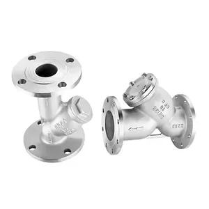 Stainless Steel Flange Y type control Strainer valve SS Water Gas Oil valve Pipe Fitting DN32 Valve