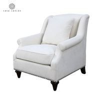 Neues Design Zeitgenössischer Luxus-Sessel aus Samtstoff für Wohnzimmer, Schlafzimmer und Kleine Apartments Modell CA11020