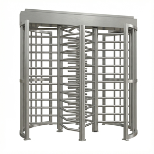 Tourniquet à trois rouleaux avec bras rétractable, NFC, étanche, à double hauteur, automatique, en acier inoxydable - Product Image 6