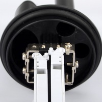 Caja de fusión de Cable de fibra OFC para exteriores Yaxun, cúpula Vertical, cierre de junta de fibra óptica Fosc, carcasa de empalme Ftth para exteriores