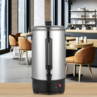 Bouilloire électrique et distributeur de café Hejiang 10L en acier inoxydable avec contrôle de température pour la maison, le camping-car, la voiture, l'hôtel, le bureau