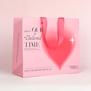 Bolsa de mano mate pequeña Rosa Bolsas de transporte de cinta para el Día de San Valentín - Product Image 2