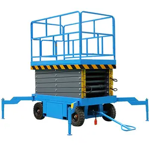 Scissor Lift trong Pakistan chuyên nghiệp Scissor nâng lên kéo thiết bị Scissor Lift Nâng Nền tảng làm việc