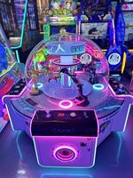 Machine à griffes à monnayeur en fer et plastique pour 4 joueurs, jeu d'arcade de pêche aux trésors et de débusquage de cadeaux, pour enfants, en anglais, pour centres commerciaux intérieurs