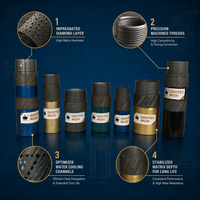 Bodi Baja Paduan untuk Peralatan Pengeboran Inti Eksplorasi Pertambangan dengan Sistem Wireline Diamond Reaming