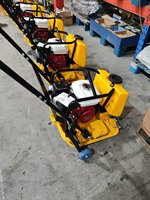 Compacteur à plaque vibrante unidirectionnel Honda 5,5 CV 100 Hz 910x630 mm, machine manuelle pour le compactage du sol et des fondations routières
