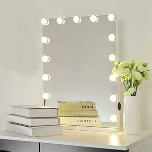 Miroir tactile de courtoisie d'hollywood, avec interrupteur, ampoule Led Style Hollywood, nouvel arrivage 2021