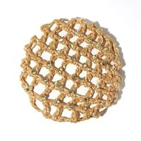 Belle couverture de chignon Snood filet à cheveux crochet avec diamant
